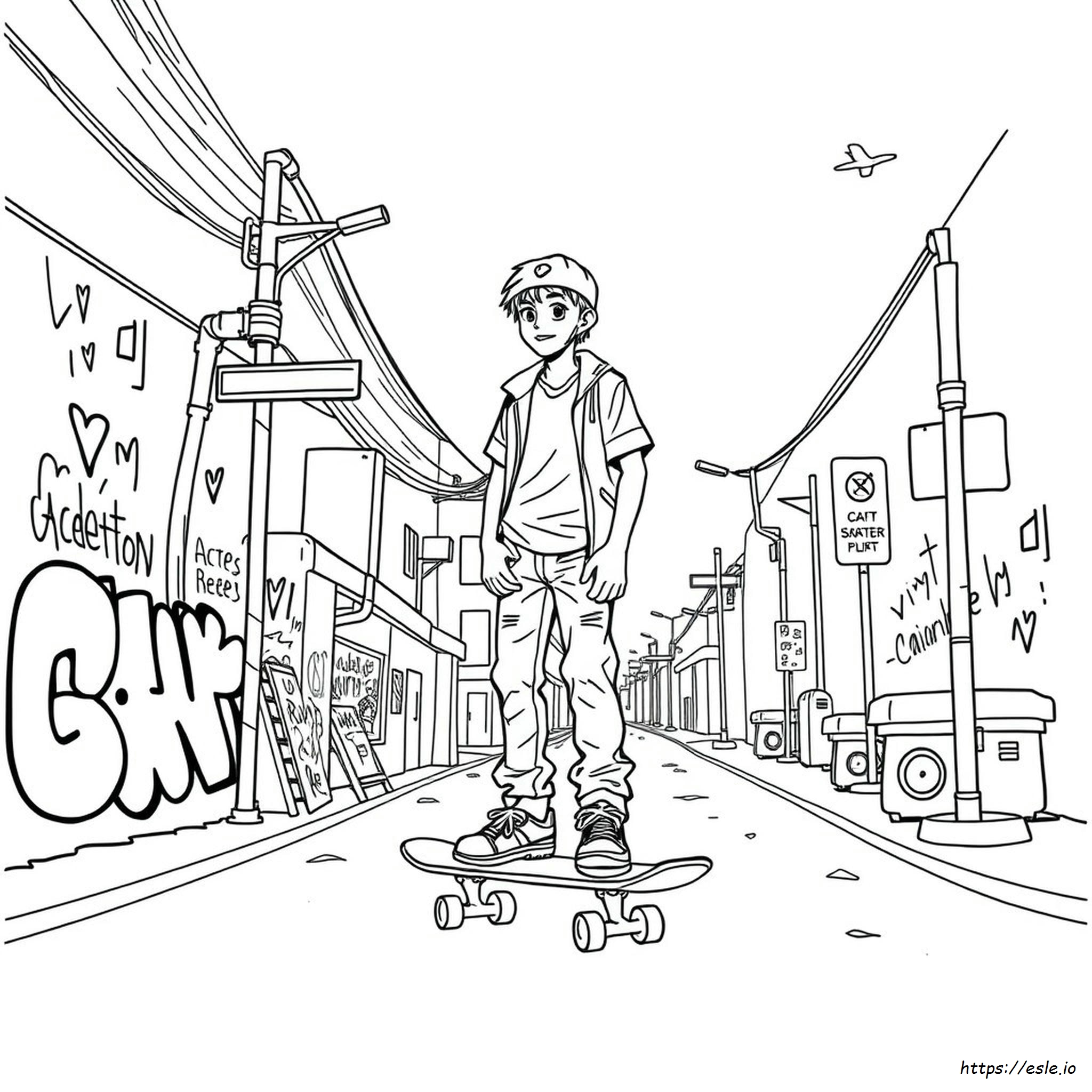 Cool Teenage Coloring Pages