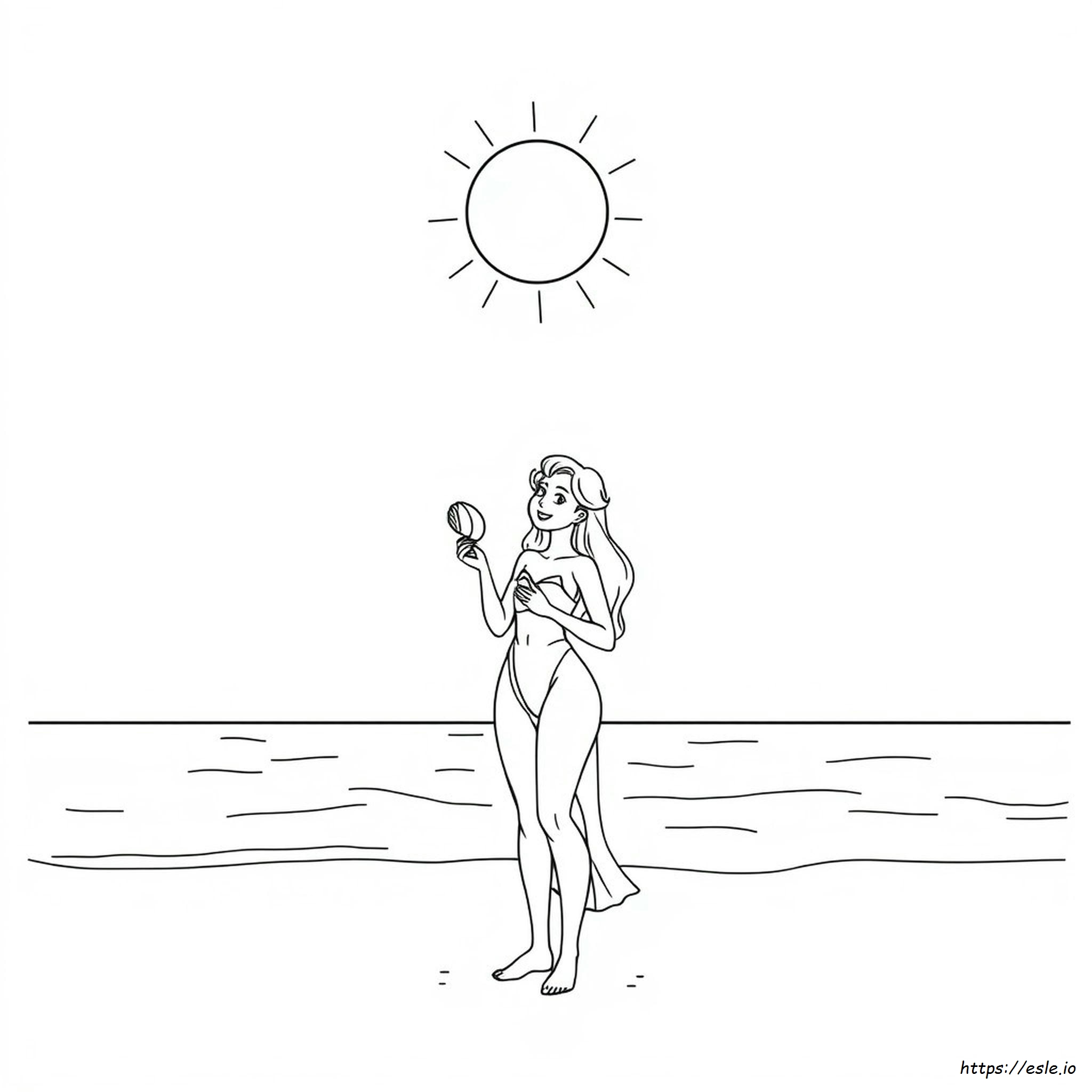 Female Body Coloring Pages
