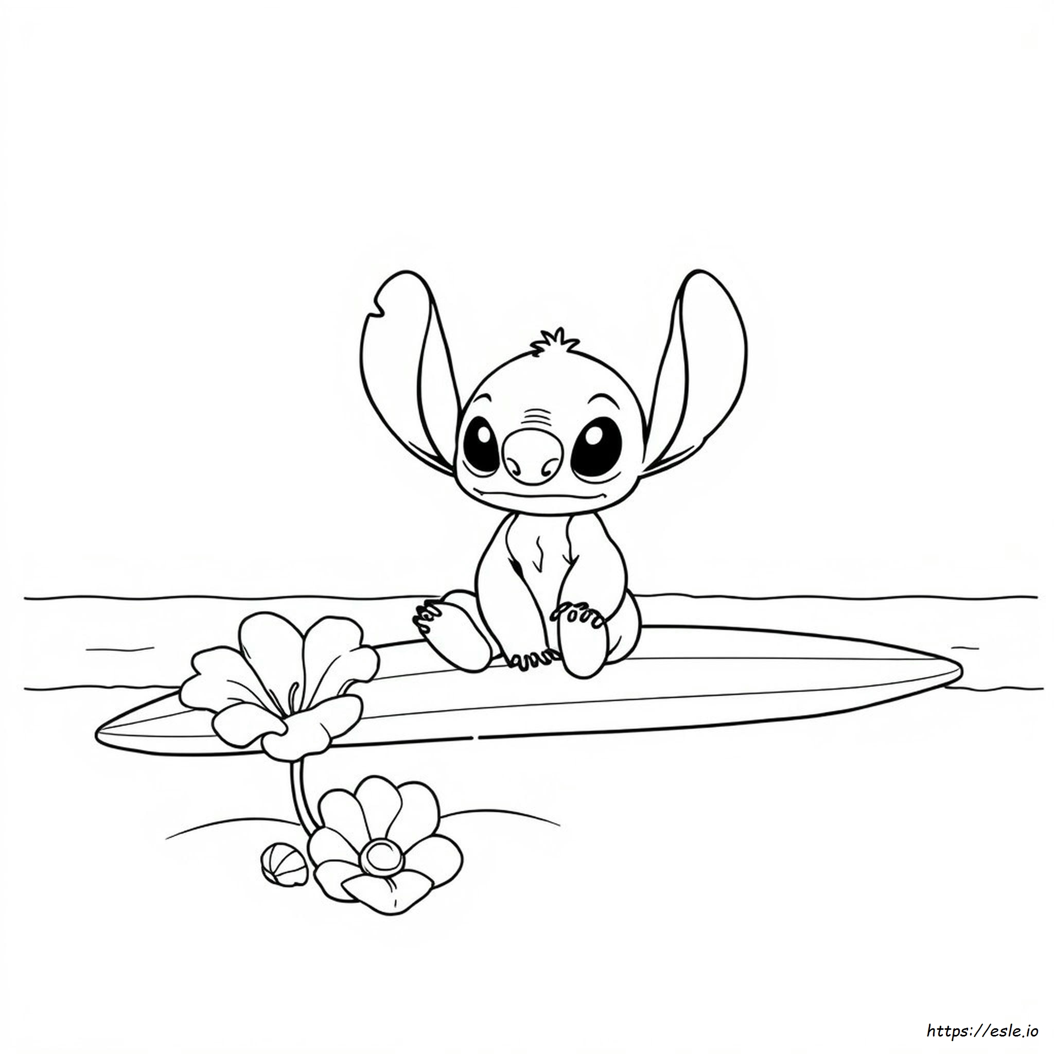 Stitch Drawing For Coloring