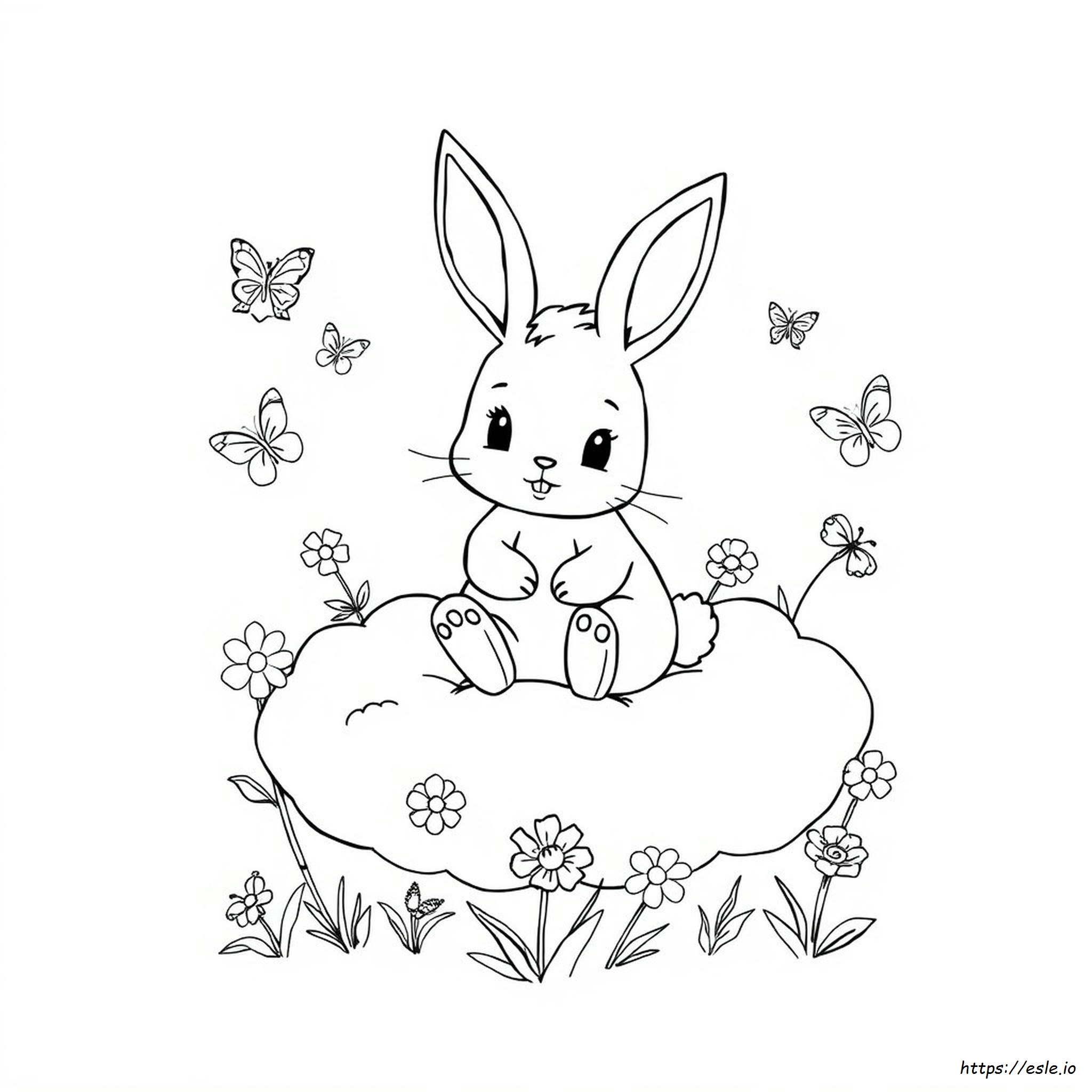Coloring Pages Of Bunnies Printable