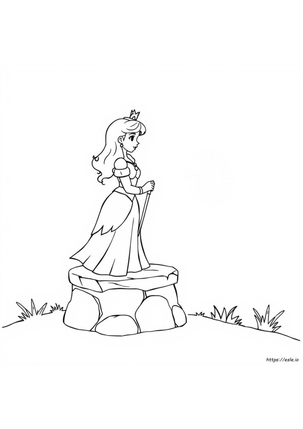 Princesa Para Colorear Por Números