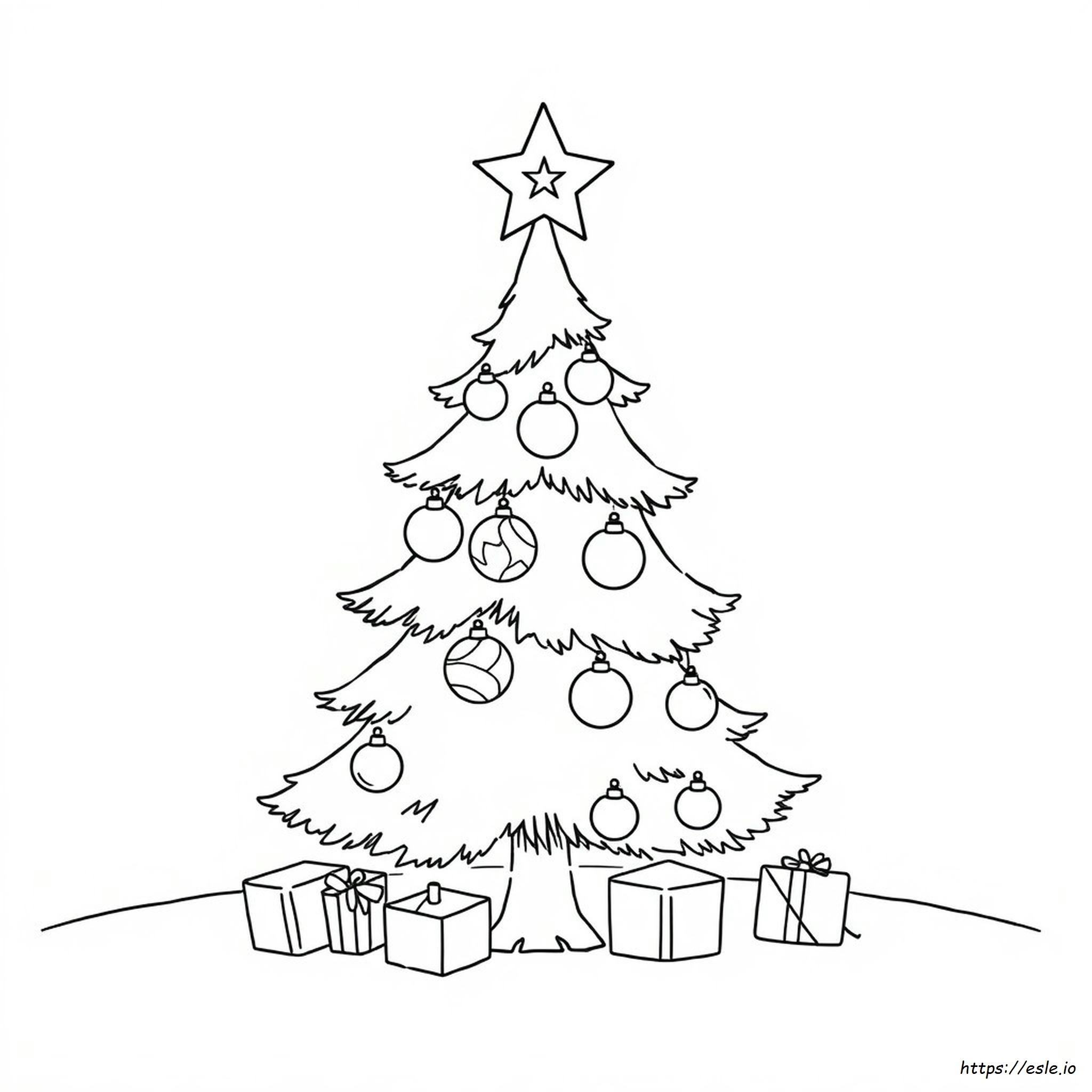 Kerst Kleurplaten kleurplaat