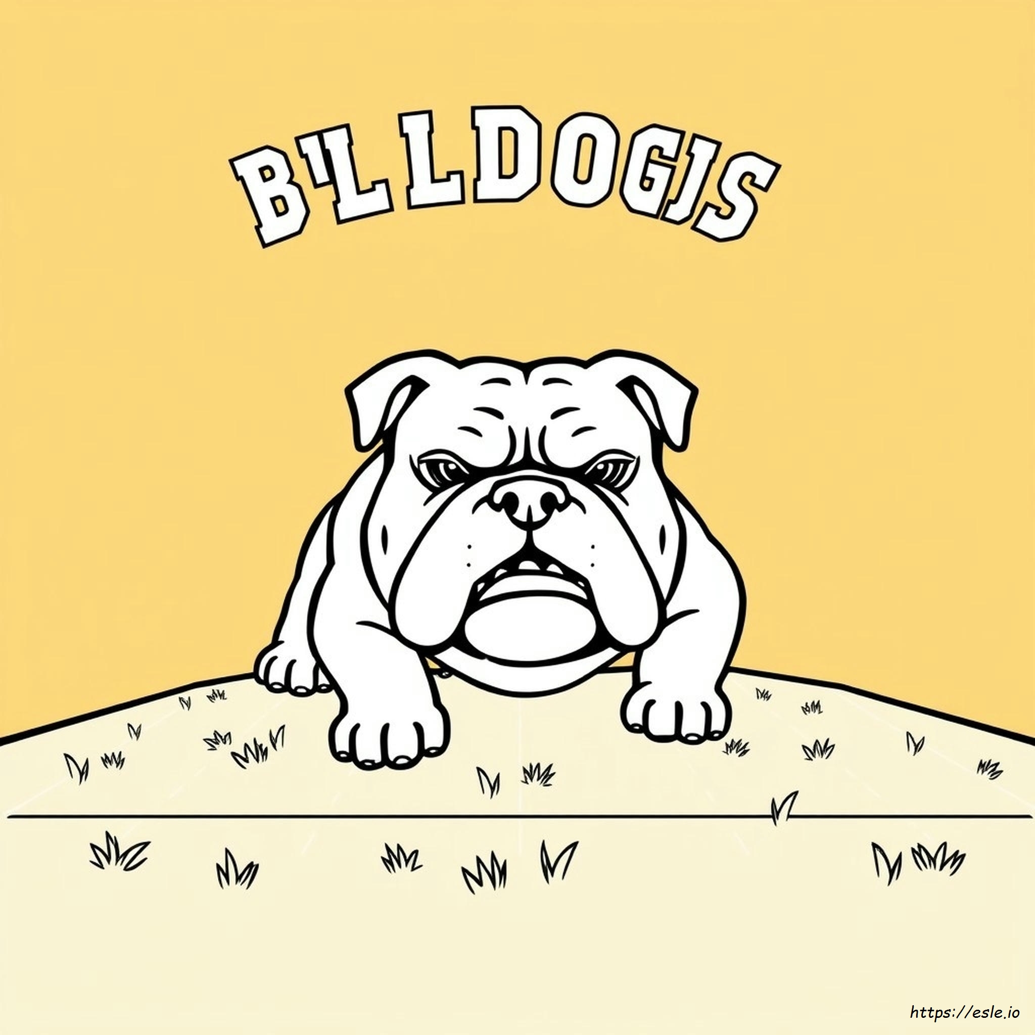 Logo Dei Georgia Bulldogs Da Colorare