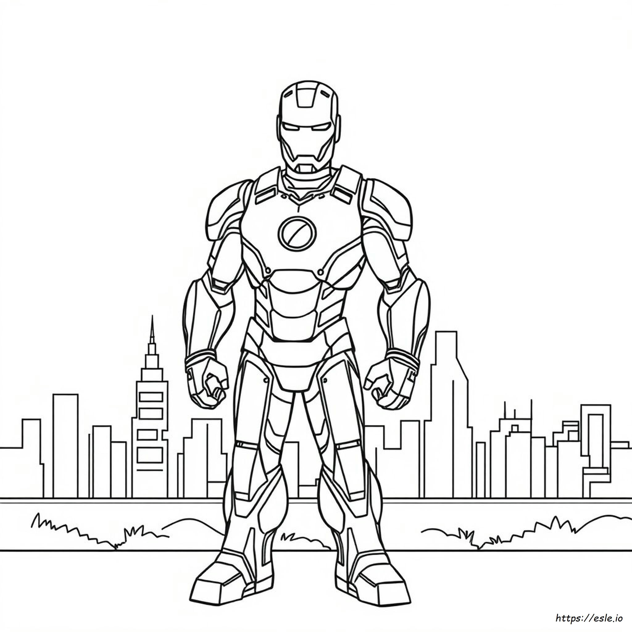 Iron Man Umrisse Zum Ausmalen