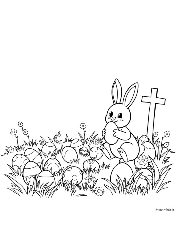 Páginas Para Colorear De Pascua Cristianas Gratis Para Preescolares