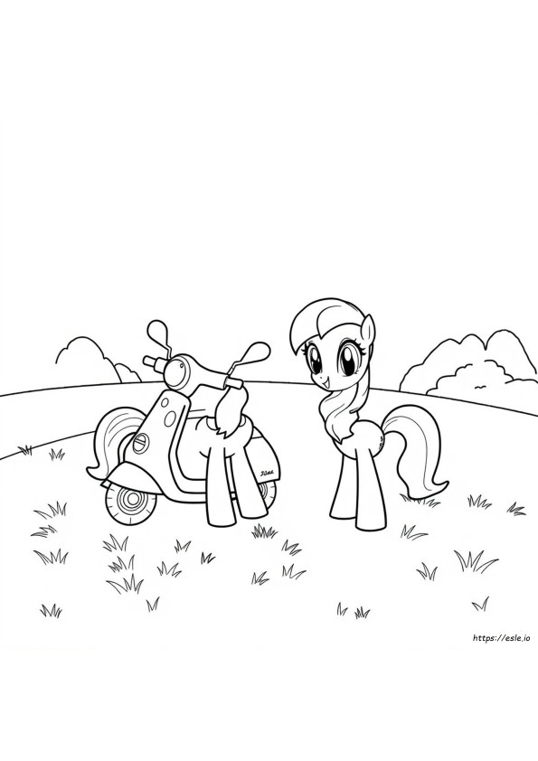 My Little Pony Scootaloo Da Colorare