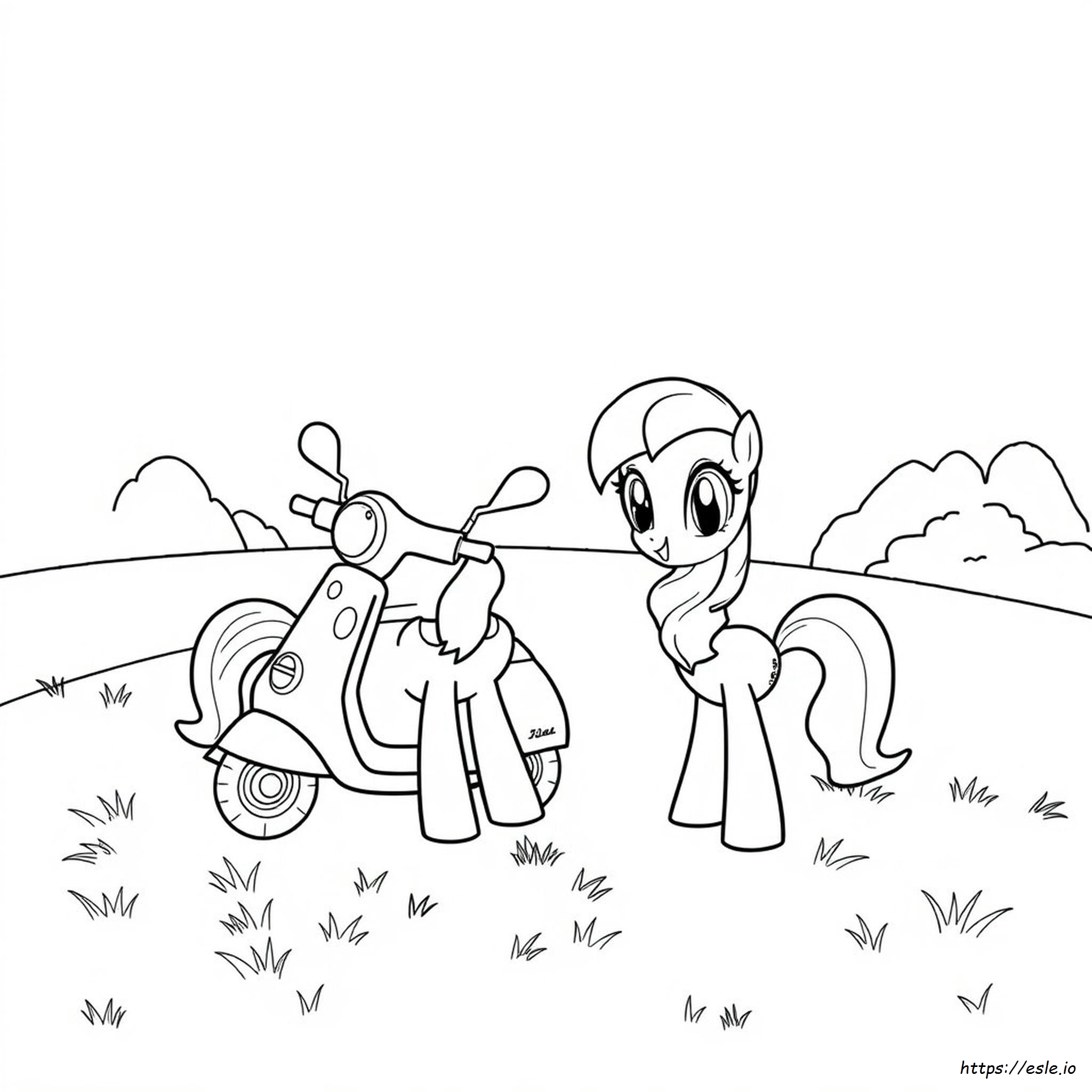 My Little Pony Scootaloo Kleurplaten kleurplaat