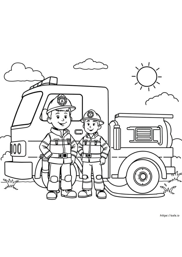 Feuerwehrmann Sam Ausmalbilder
