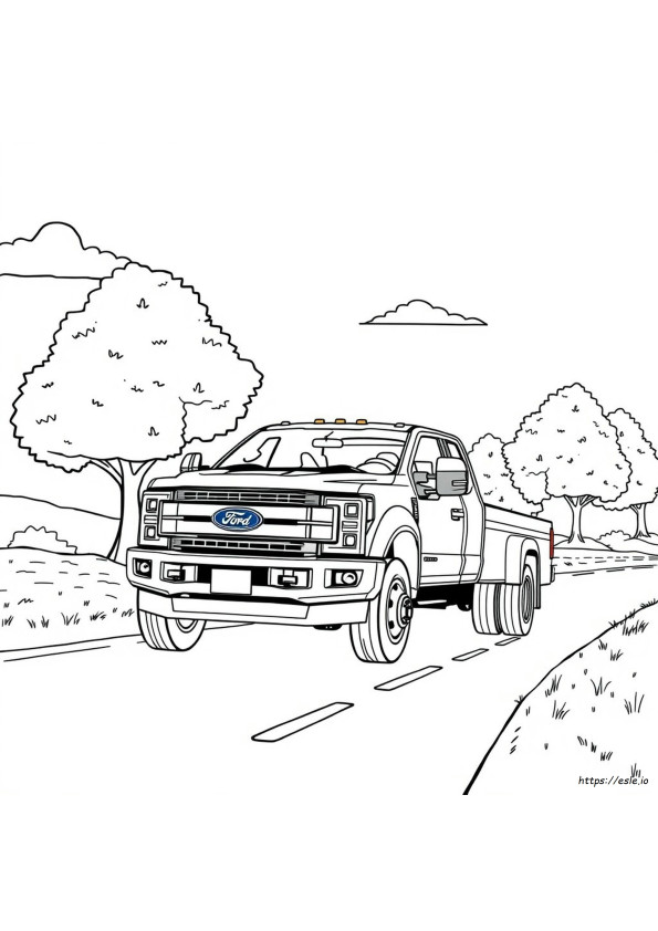 Ford F450 Kolorowanki