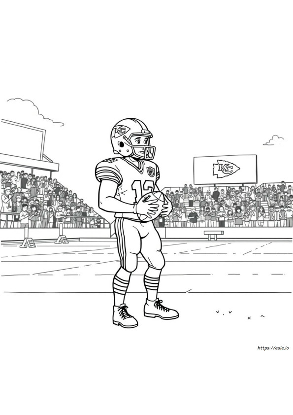 Kolorowanka Kansas City Chiefs