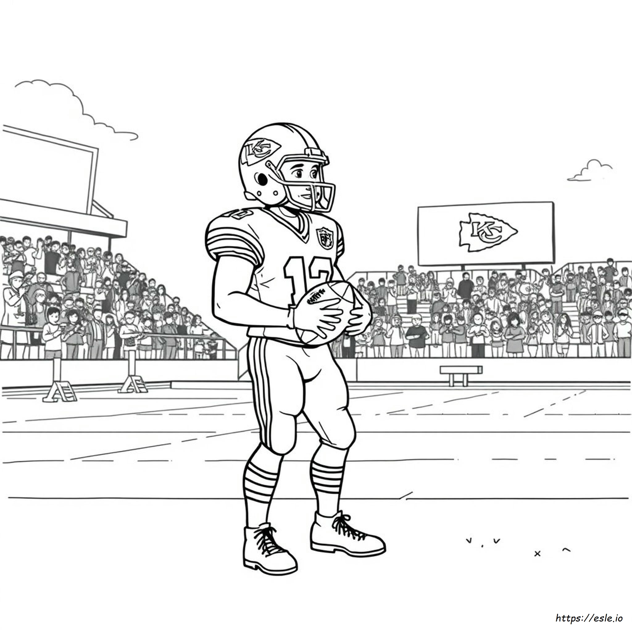 Kansas City Chiefs Kleurplaat kleurplaat