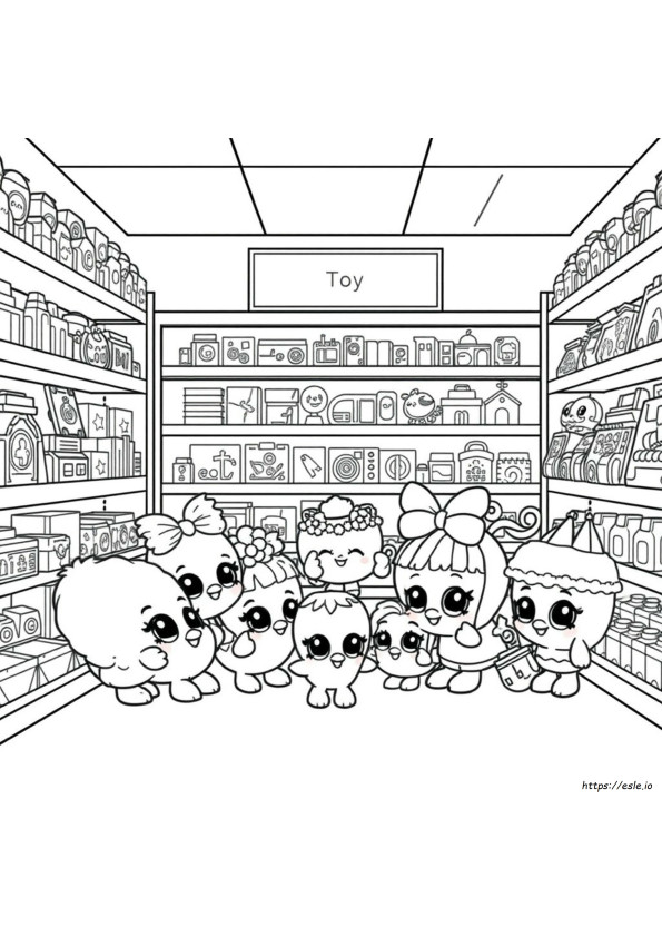 Kolorowanki Postacie Shopkins