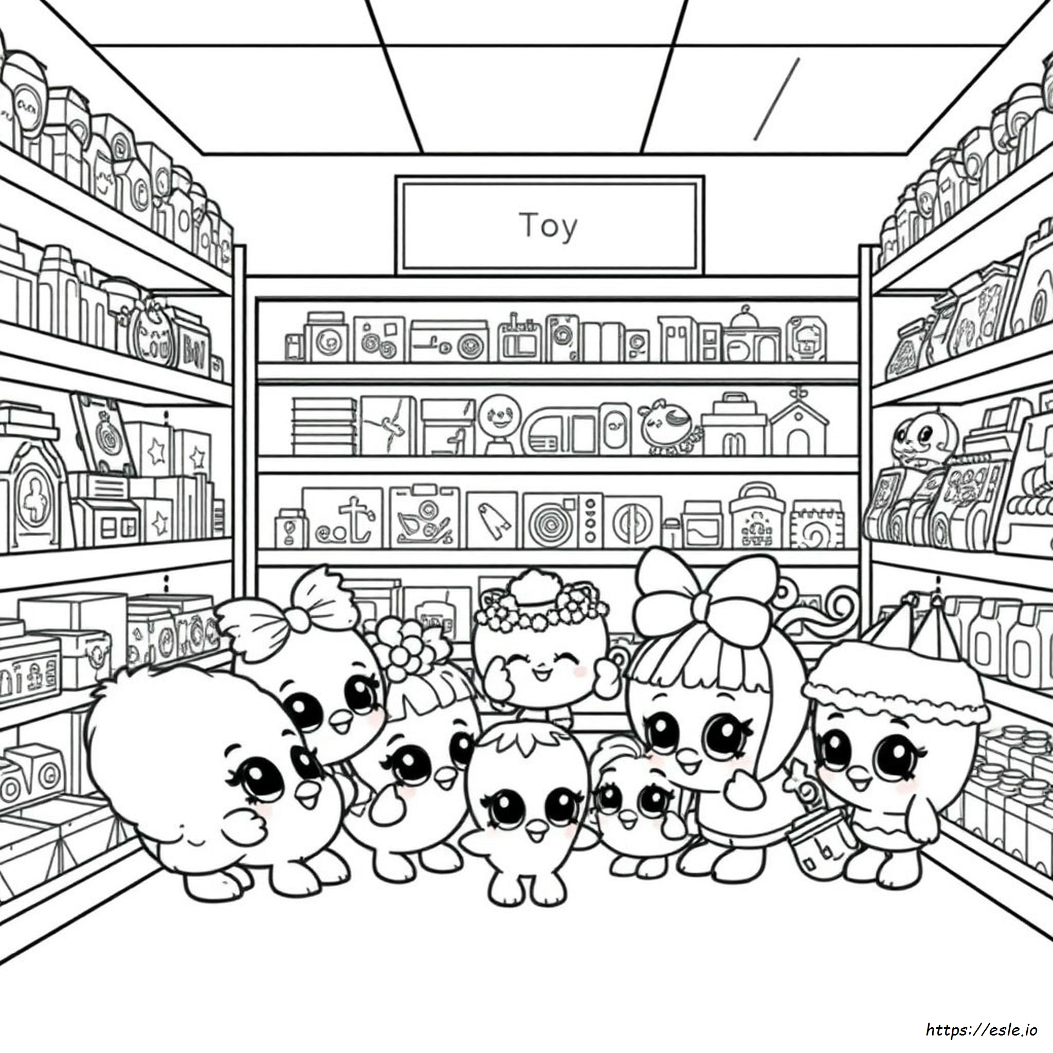Shopkins Characters Coloring Pages