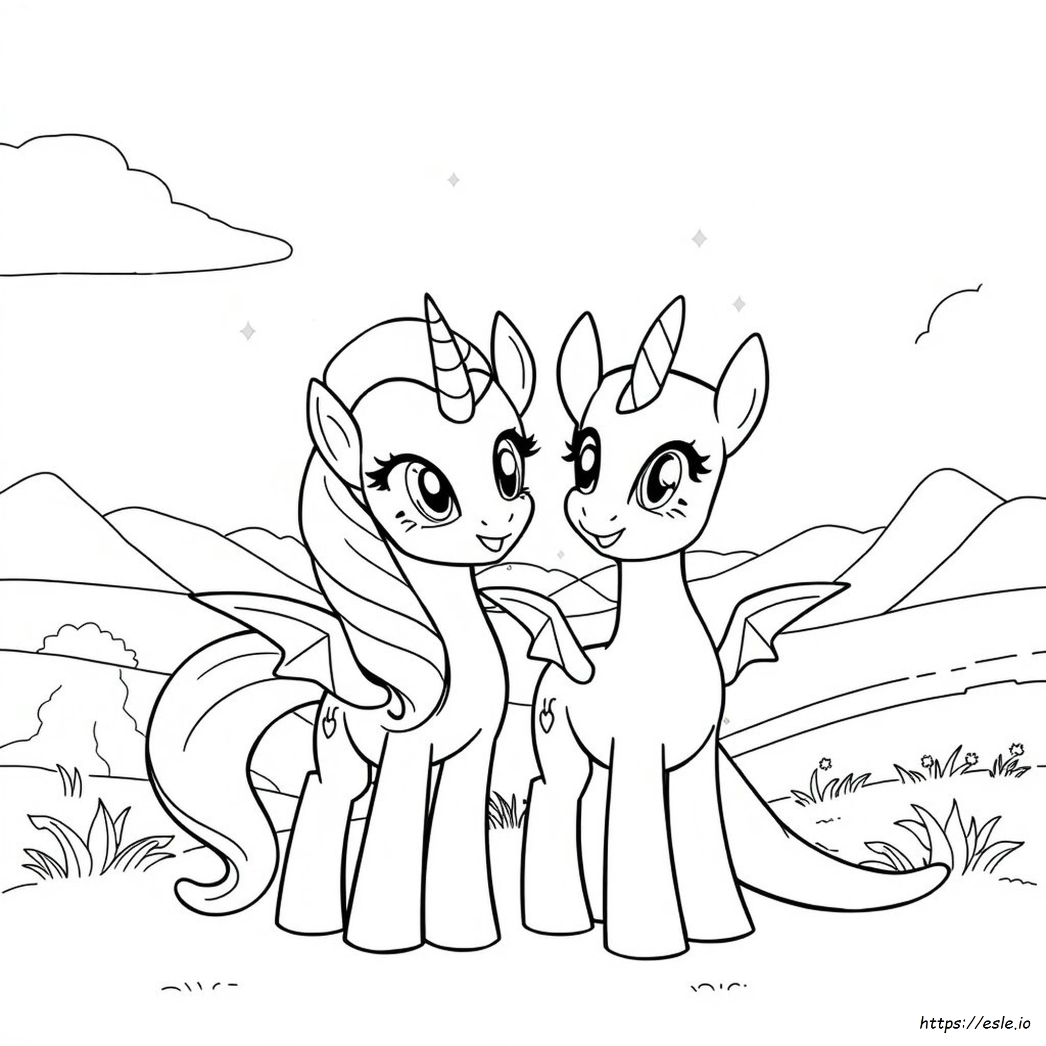 Mlp Filmi Boyama Sayfaları