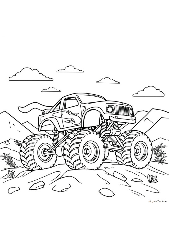 Kolorowanka Monster Truck