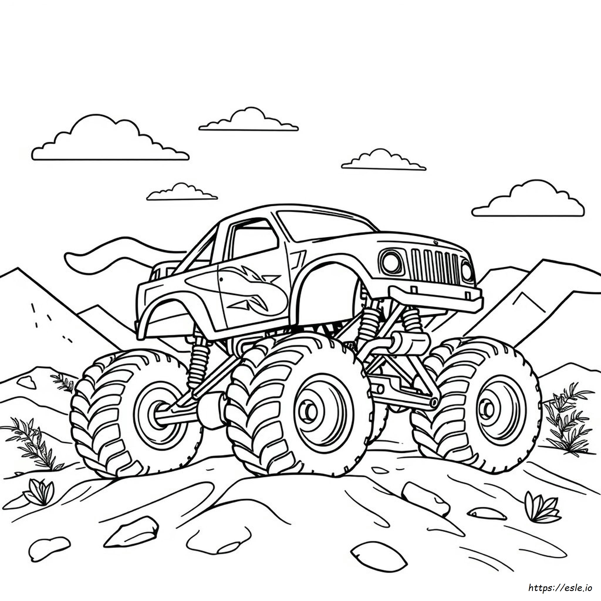 Kolorowanka Monster Truck