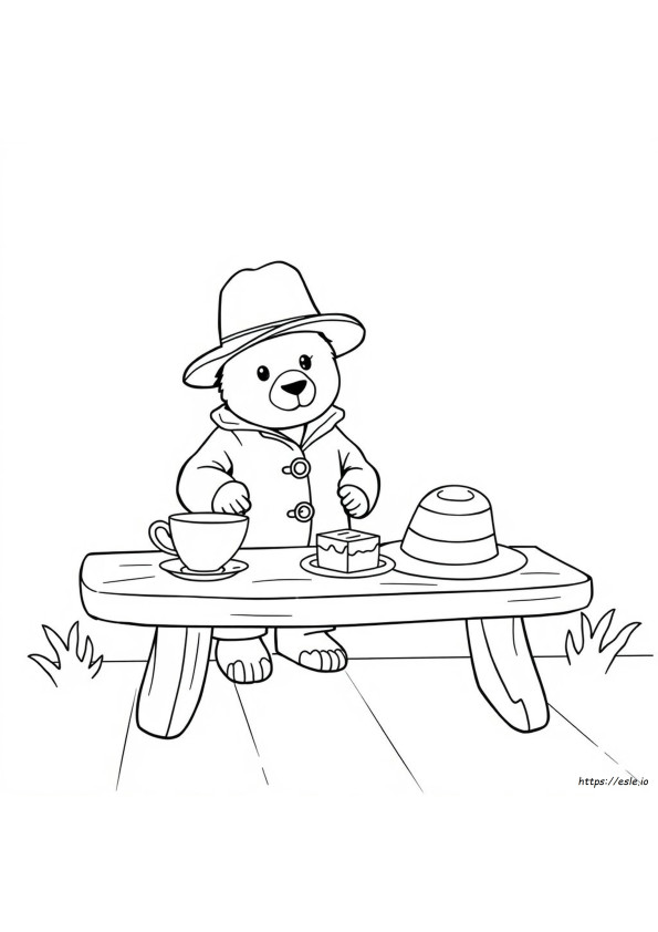 Paddington Värityskuvat Tulostettava