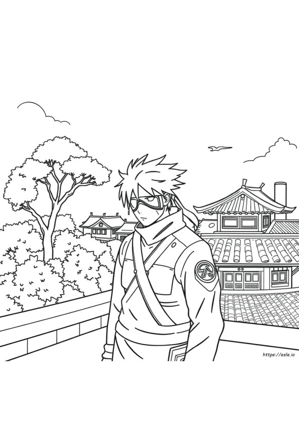 Kolorowanki Kakashi
