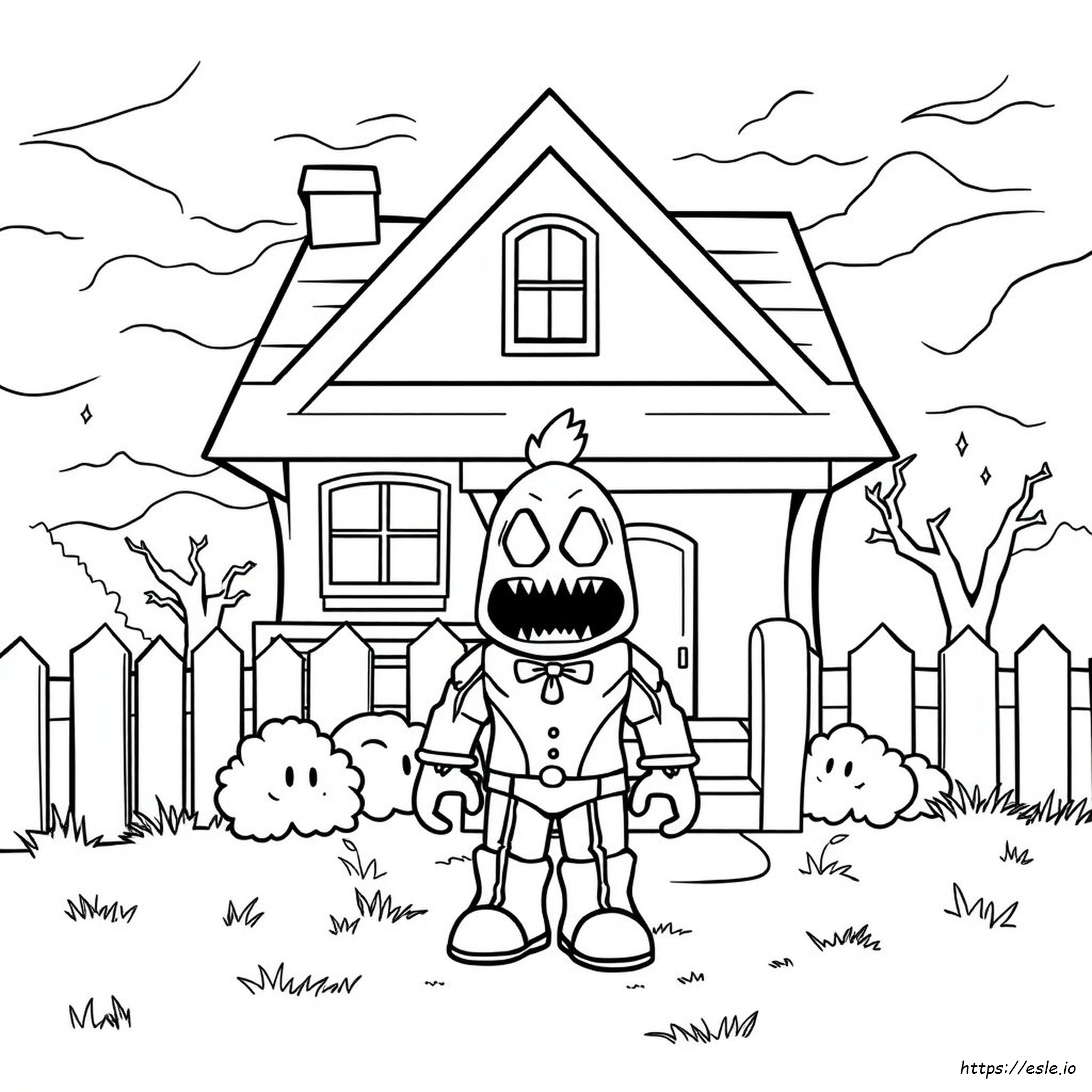 Scary Larry Roblox Coloring Pages