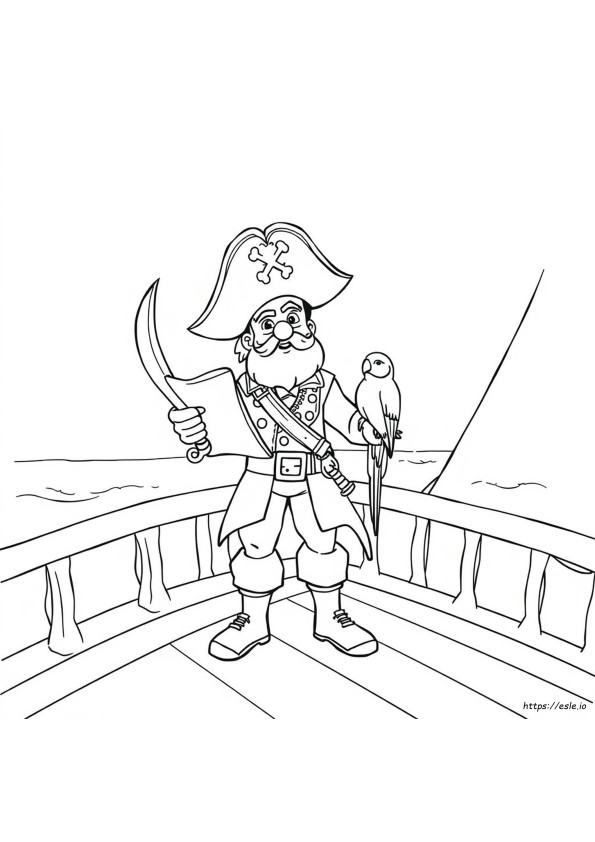Piraten Ausmalbilder