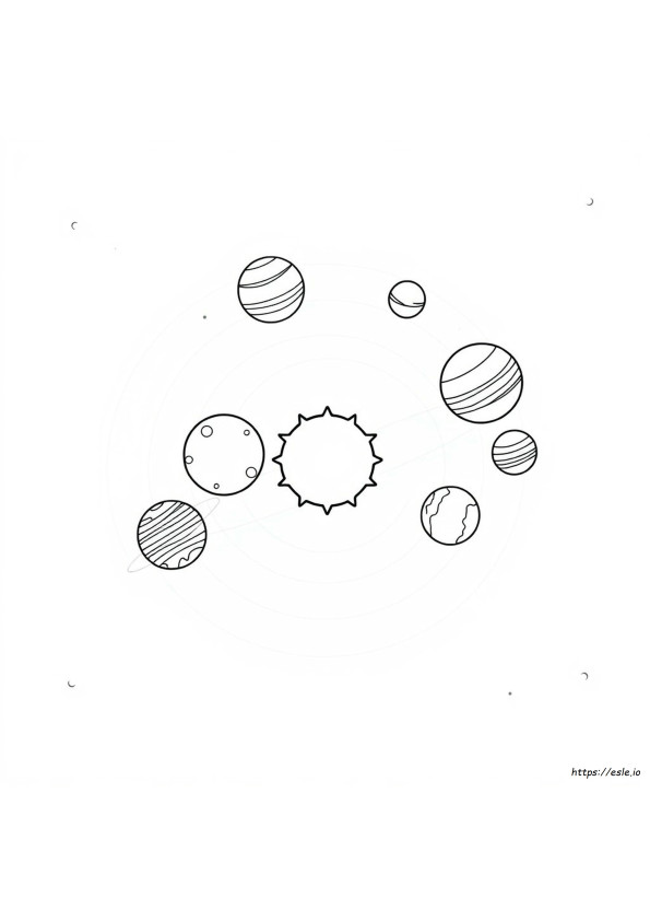 Solar System Coloring Pages