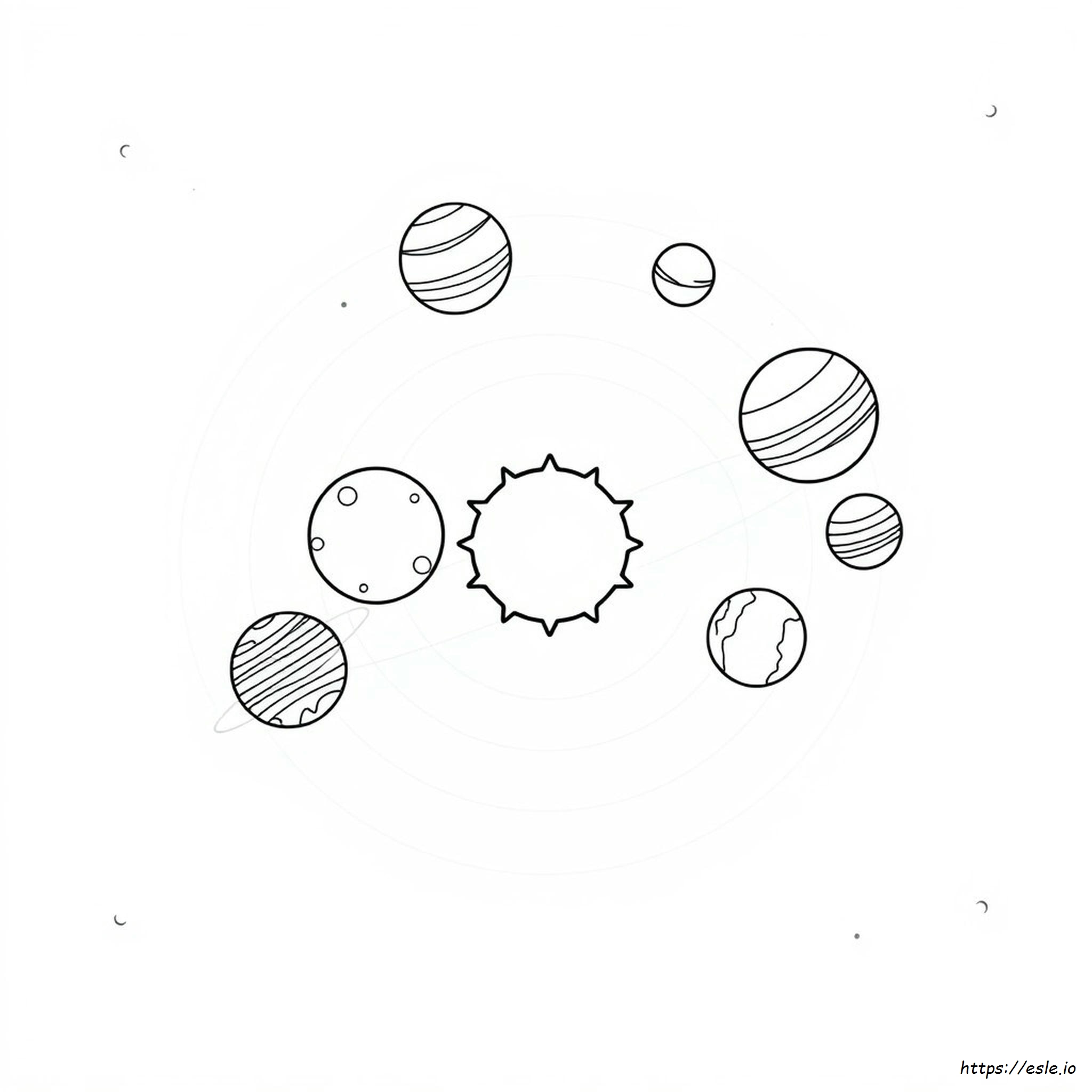 Solar System Coloring Pages