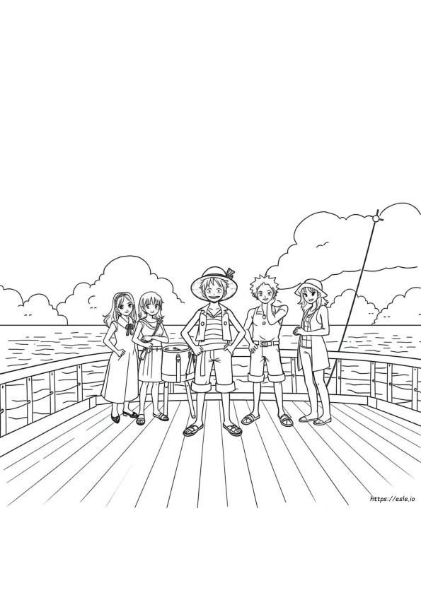 Coloriages De L'équipage De One Piece