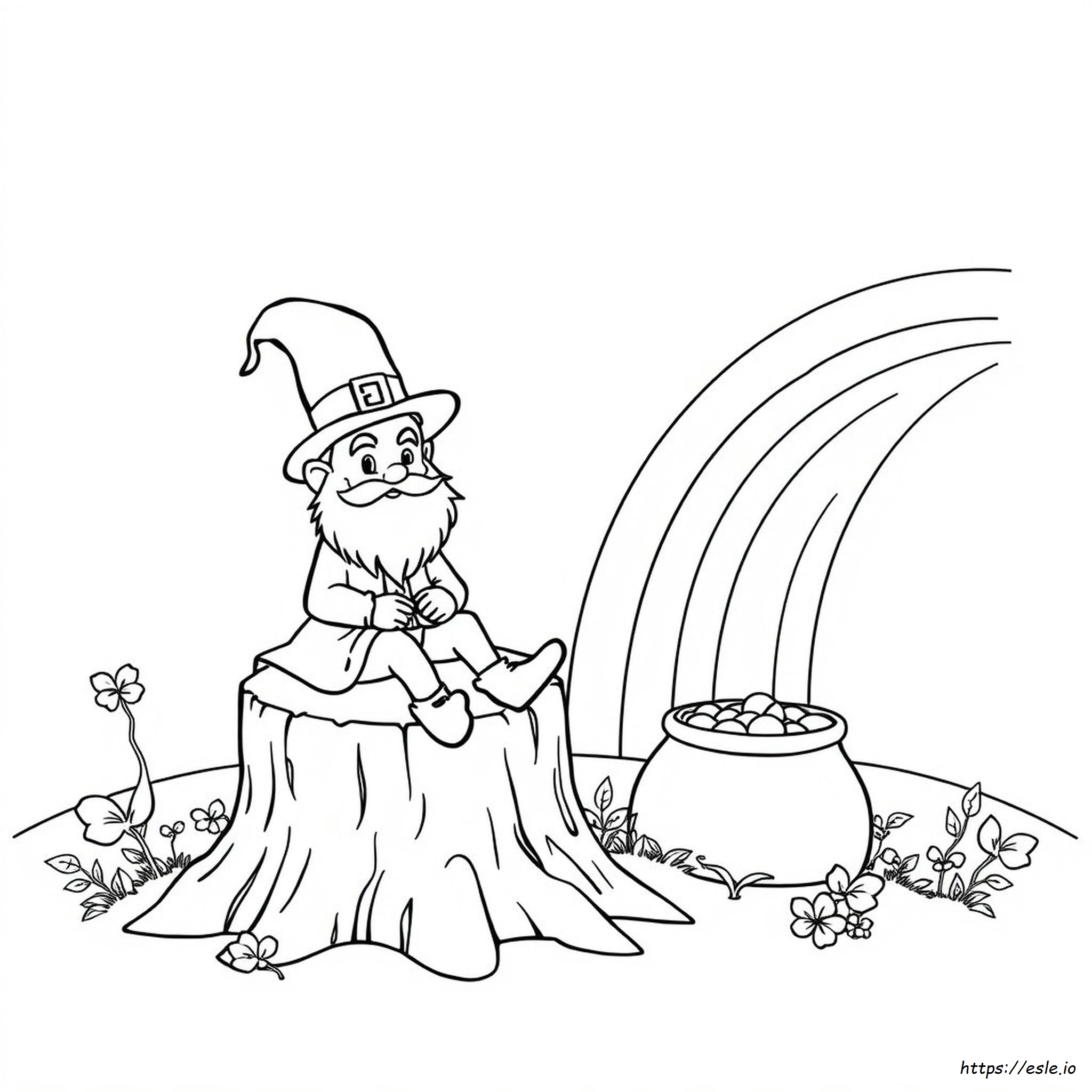 Free Coloring Pages Of Leprechauns