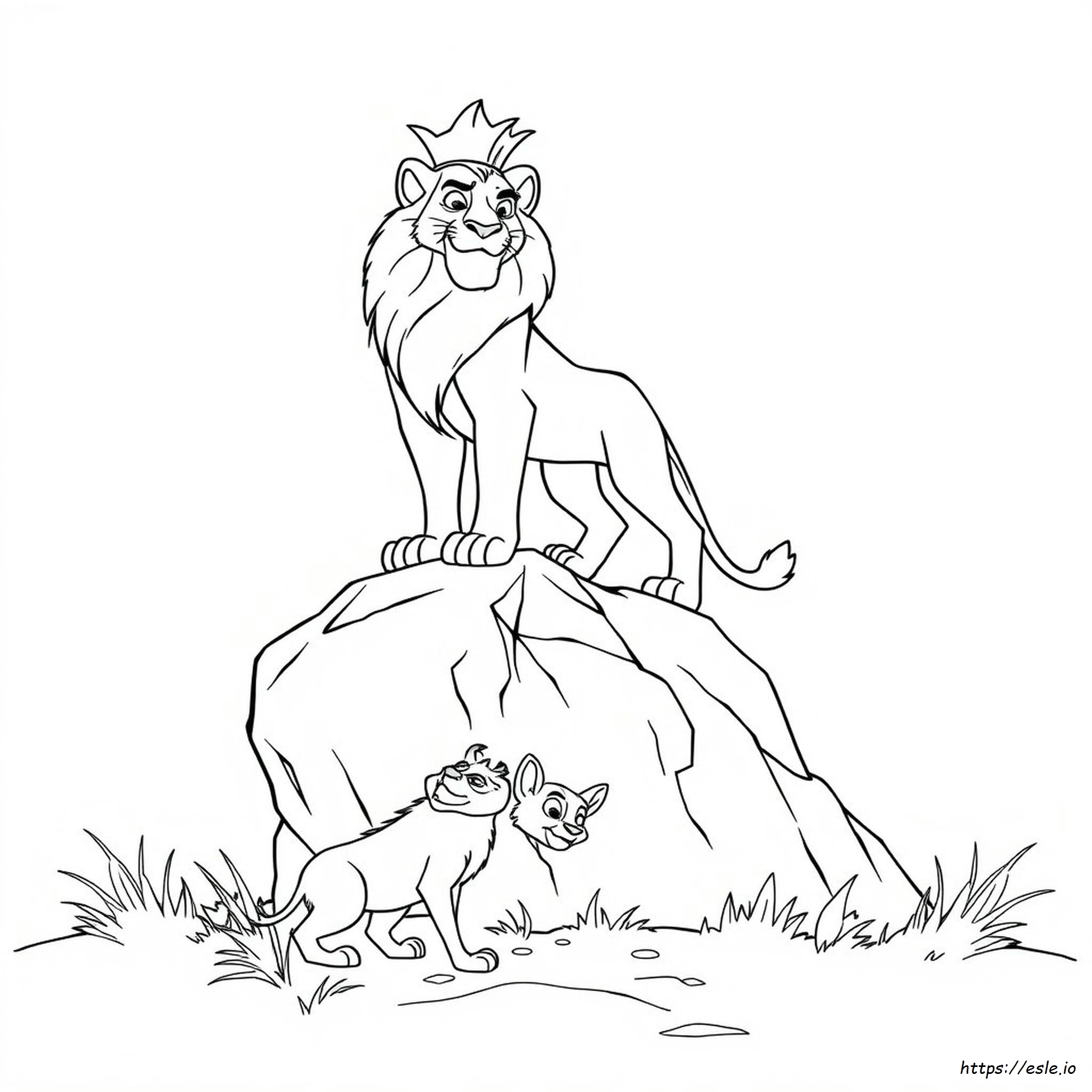 Lion King Hyena Coloring Page