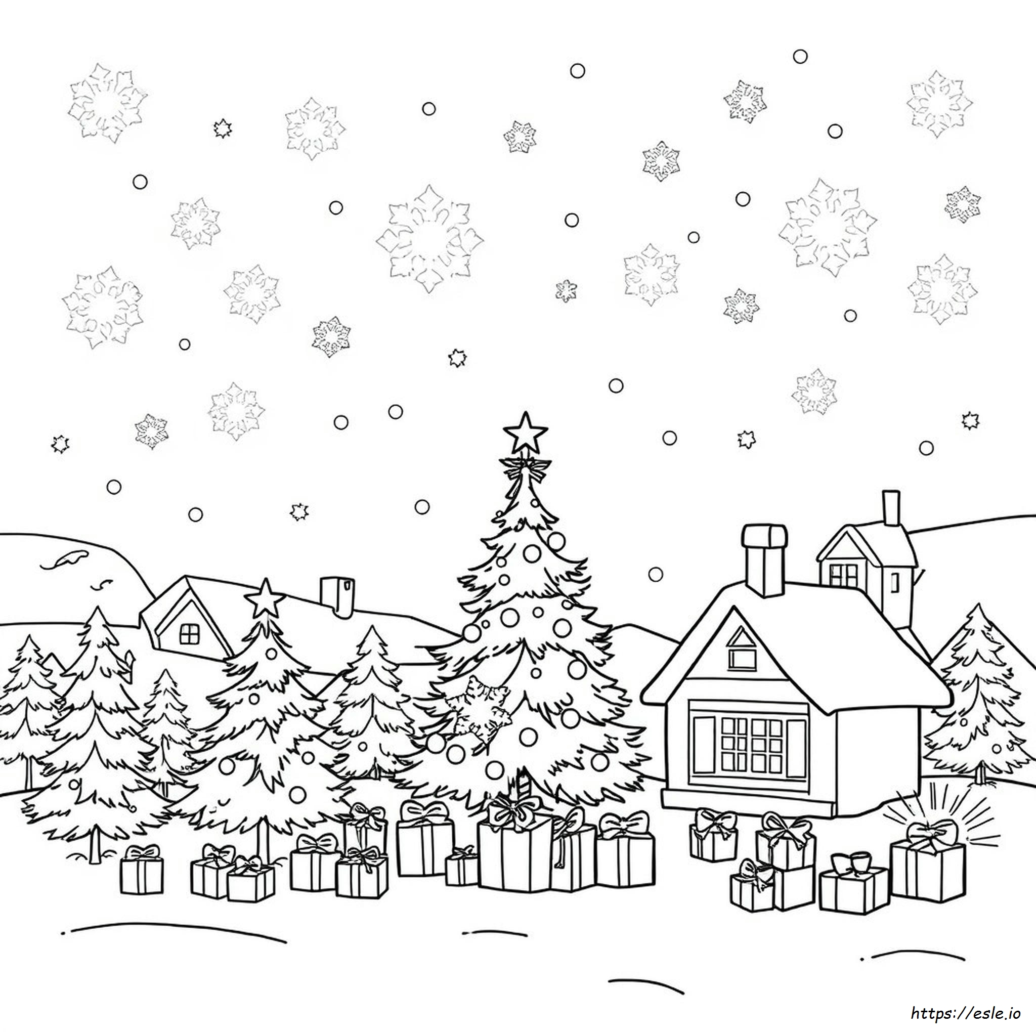 December Kleurplaten Printbaar kleurplaat