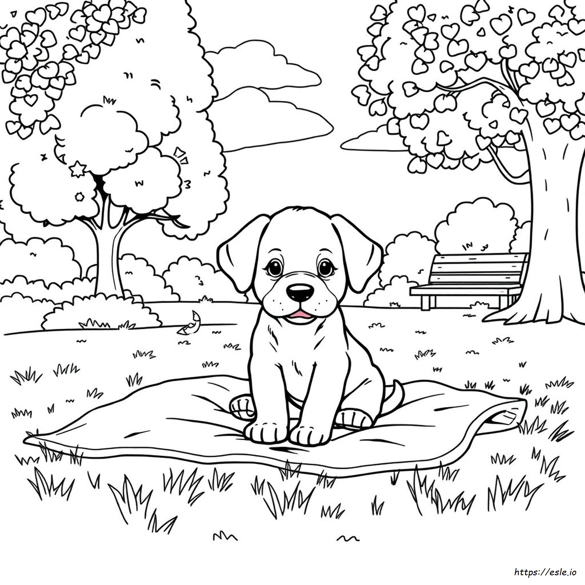 Puppy Coloring Pages For Adults