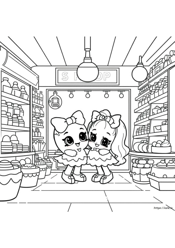 Kolorowanki Shopkins Jessicake