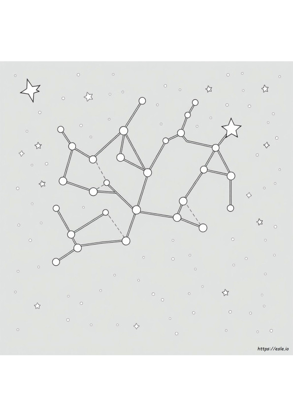 Constellation Colouring Pages