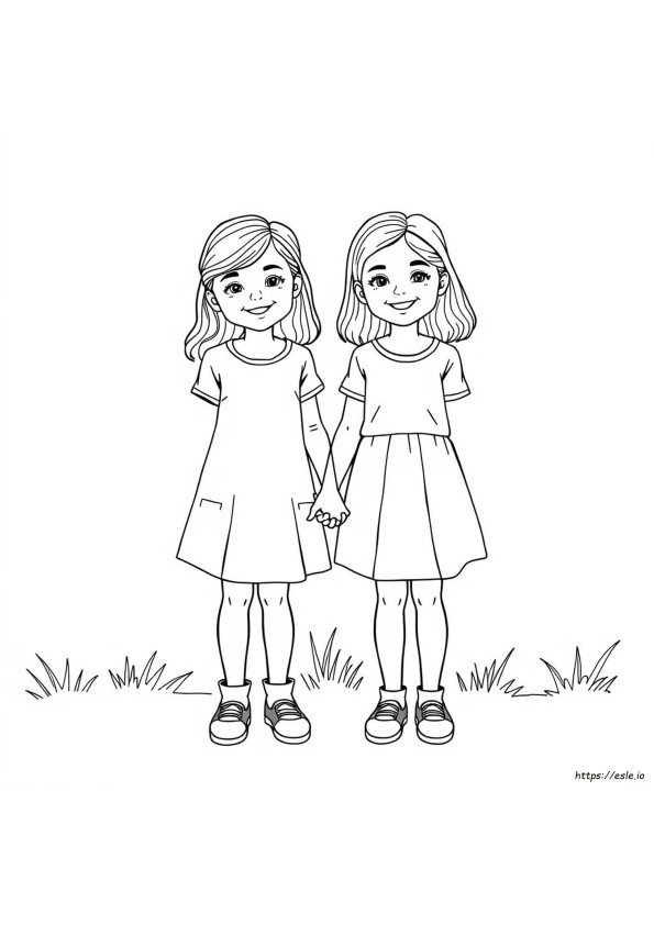 Kolorowanki Mary-Kate I Ashley