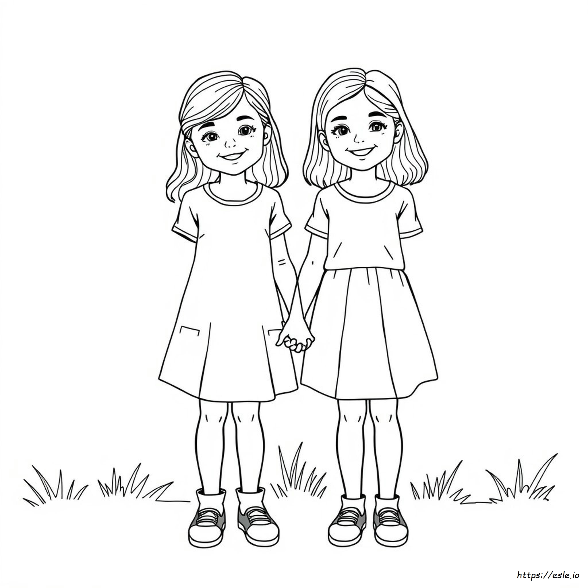 Mary-Kate En Ashley Kleurplaten kleurplaat