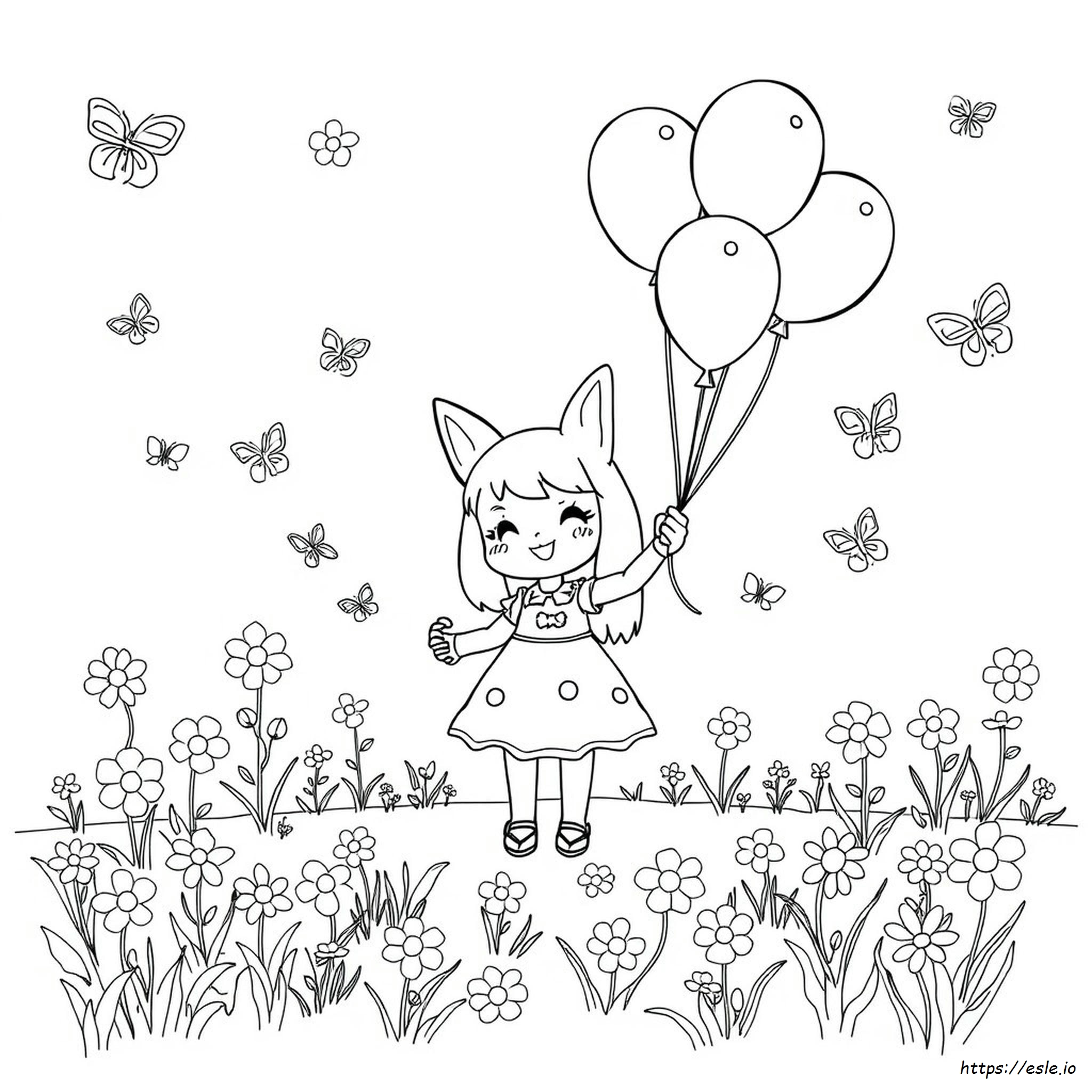 Kuromi Ausmalbilder