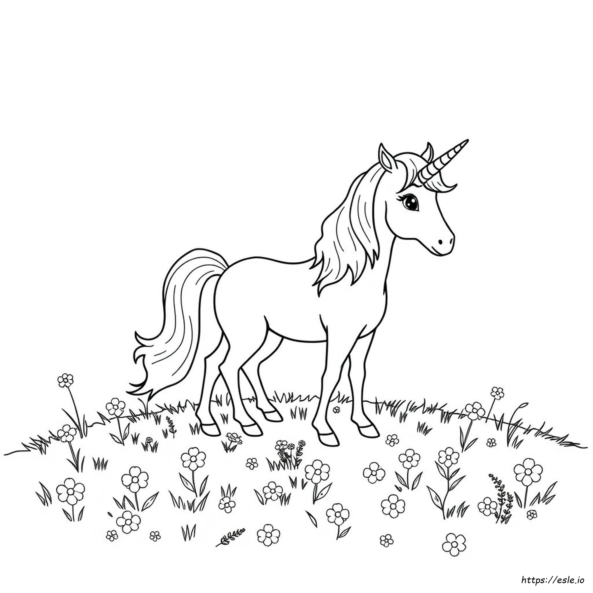 Unicorno Da Colorare E Stampare