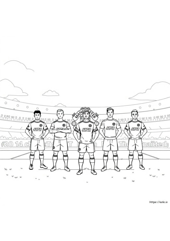 Man Utd Coloring Pages