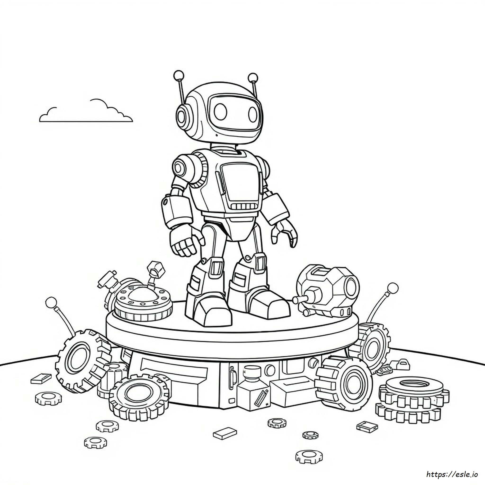 Robot Images For Colouring