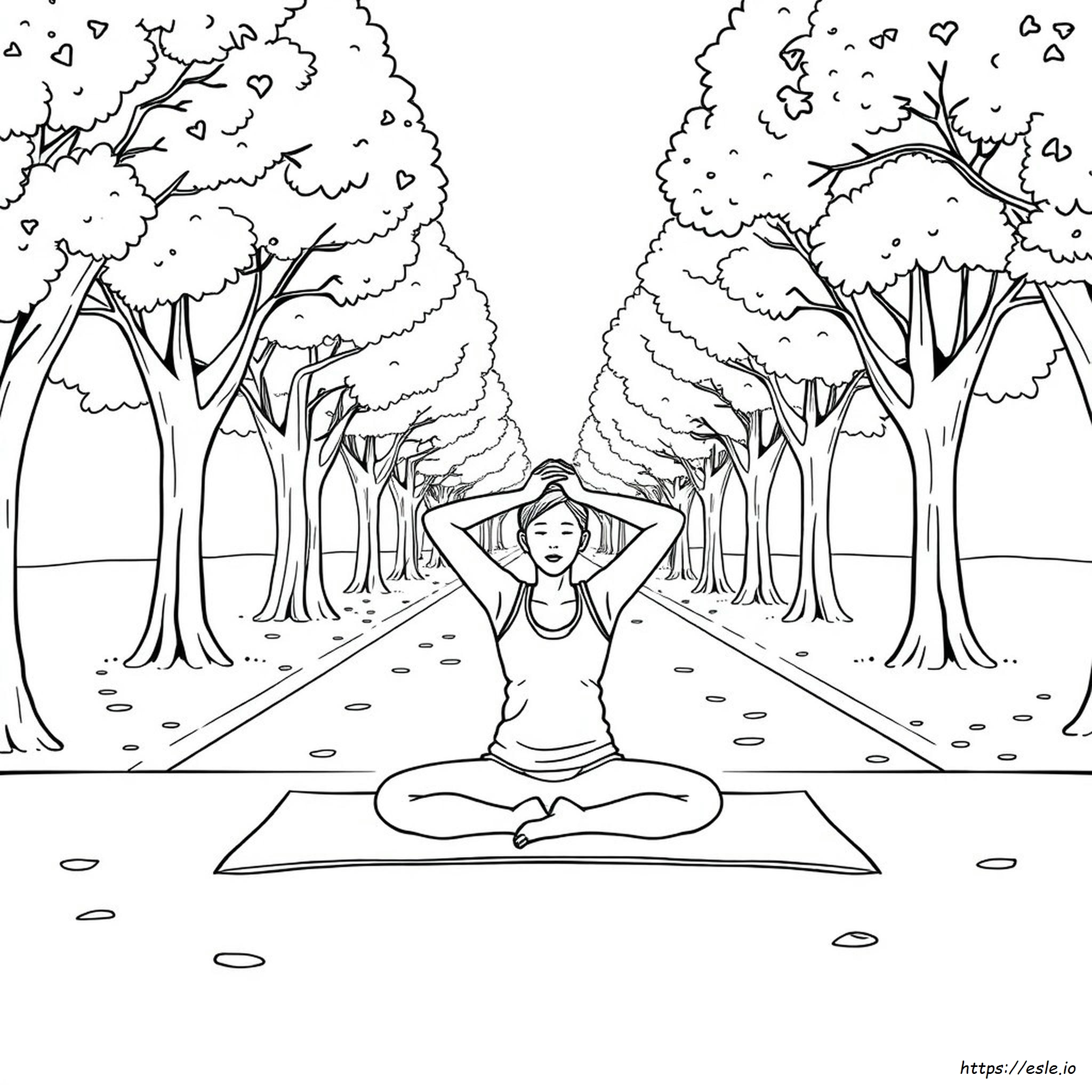Health Fitness Coloring Pages