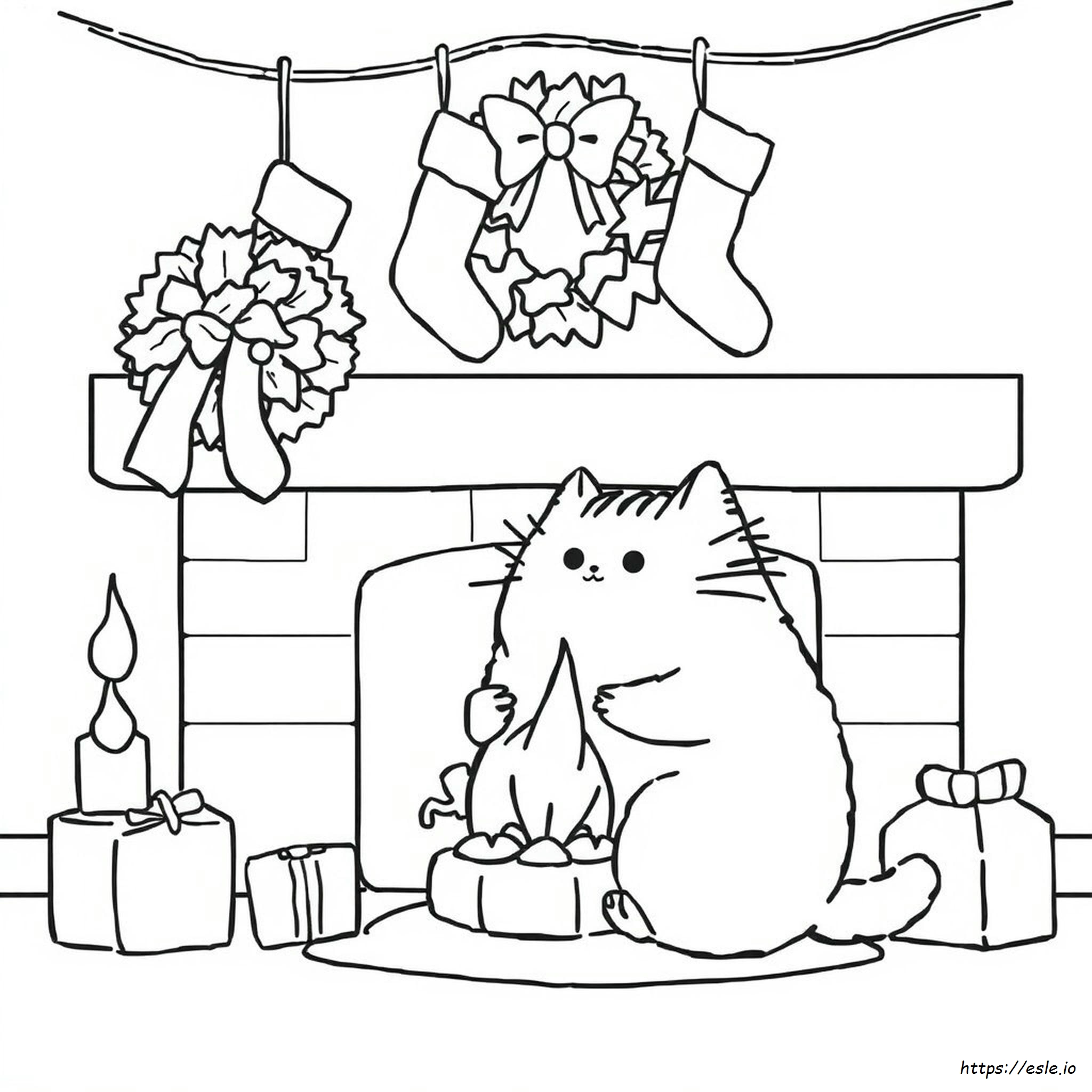 Pusheen Weihnachten Ausmalbilder