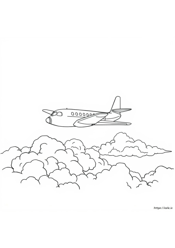 Coloriage Avion