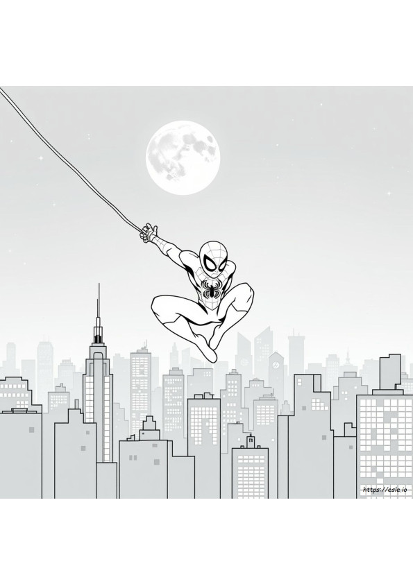 Spider Man Kolorowanki
