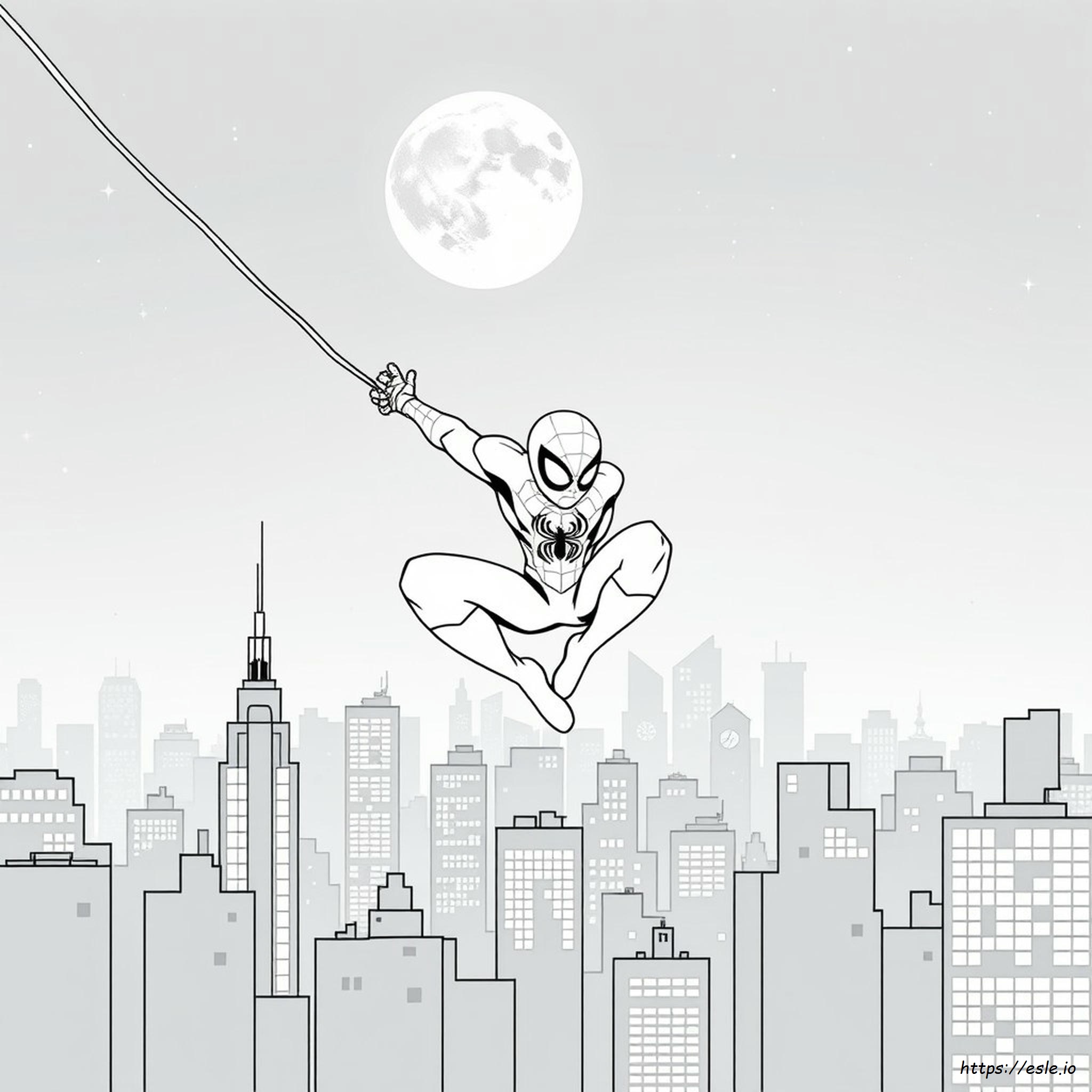 Spider Man Pictures For Colouring