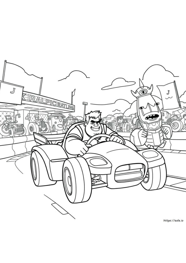 Wreck-It Ralph 2 Kleurplaten