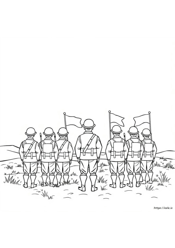 Guerra Para Colorear