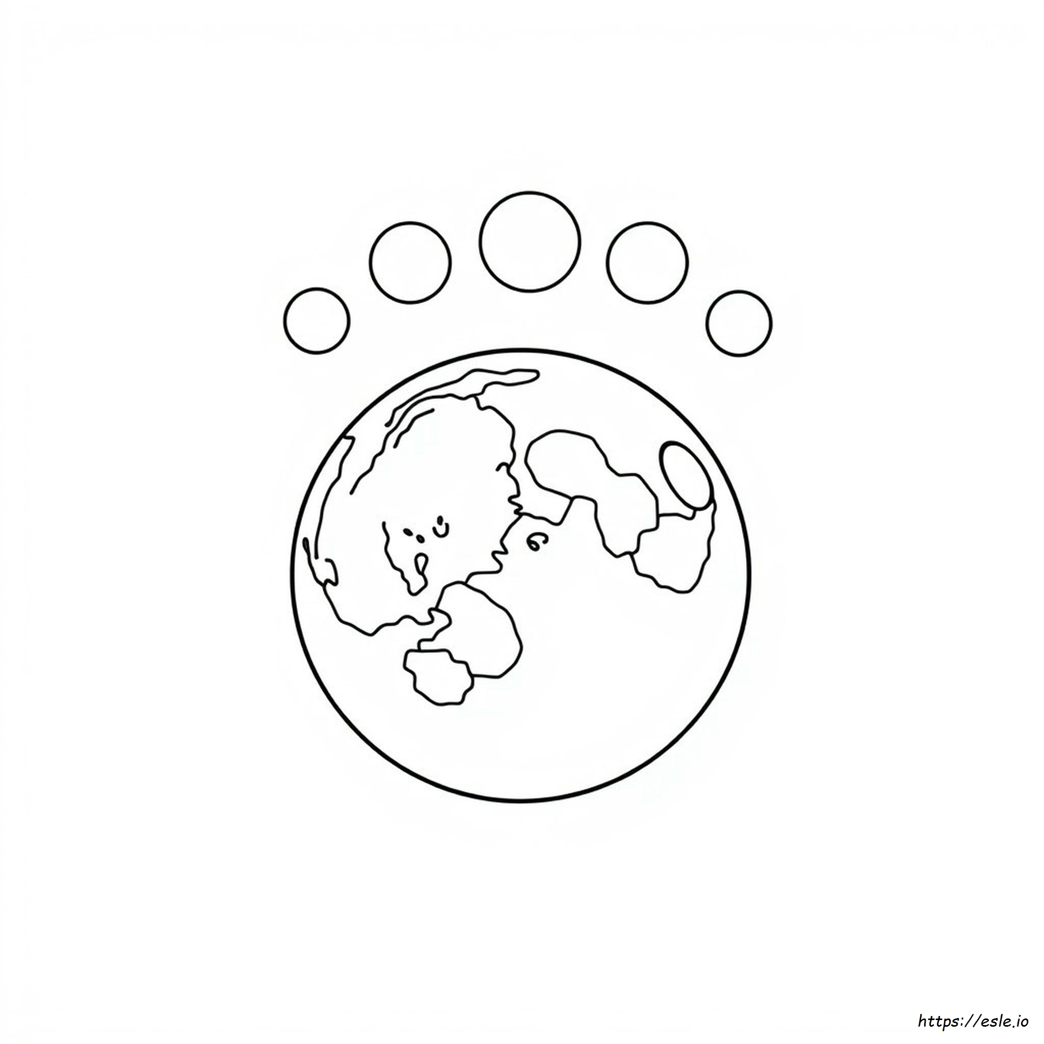 Two The Moon Coloring Pages
