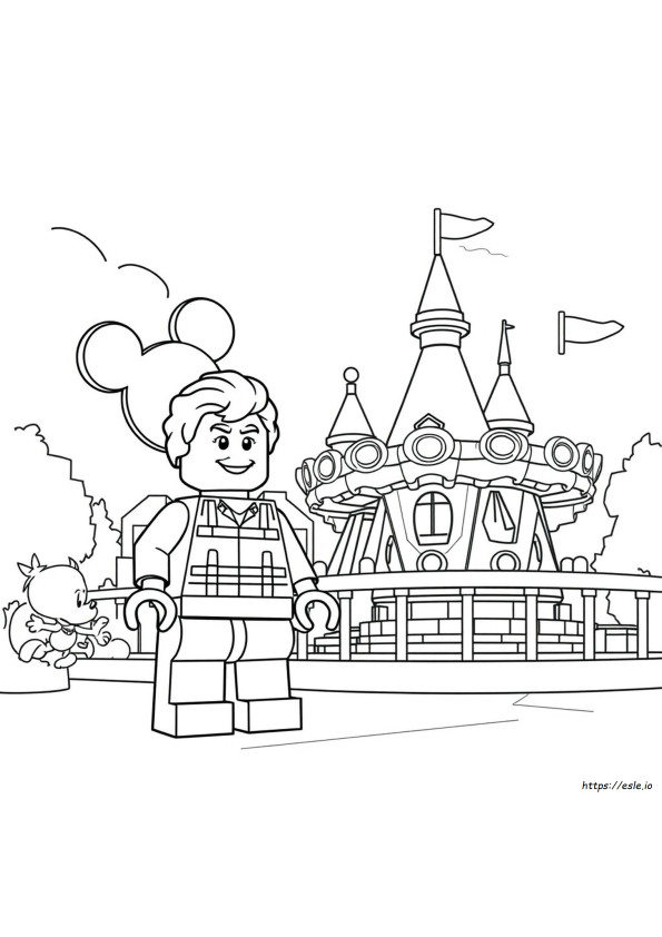 Kolorowanki Disney Lego