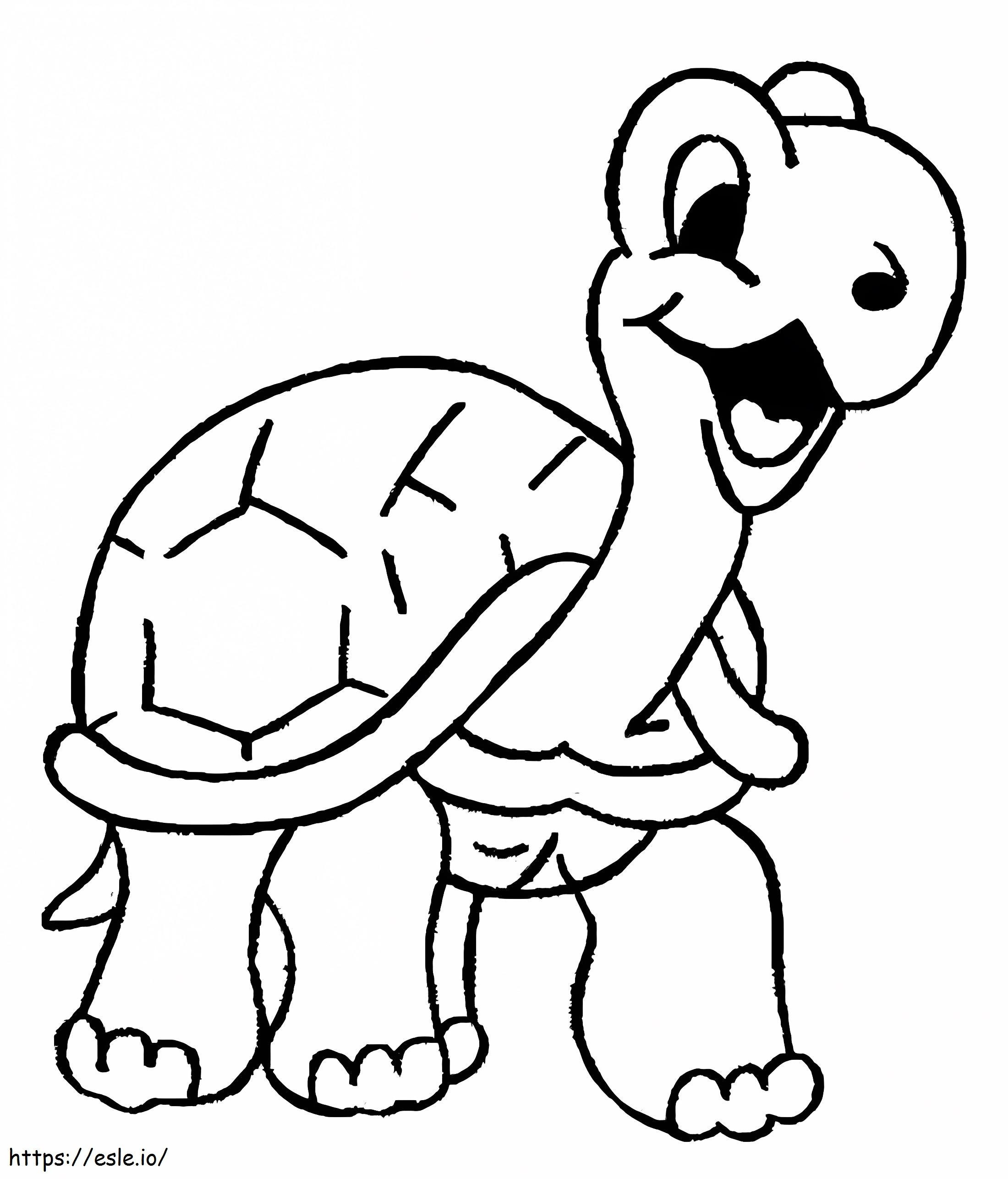Painted Turtle 21 coloring page