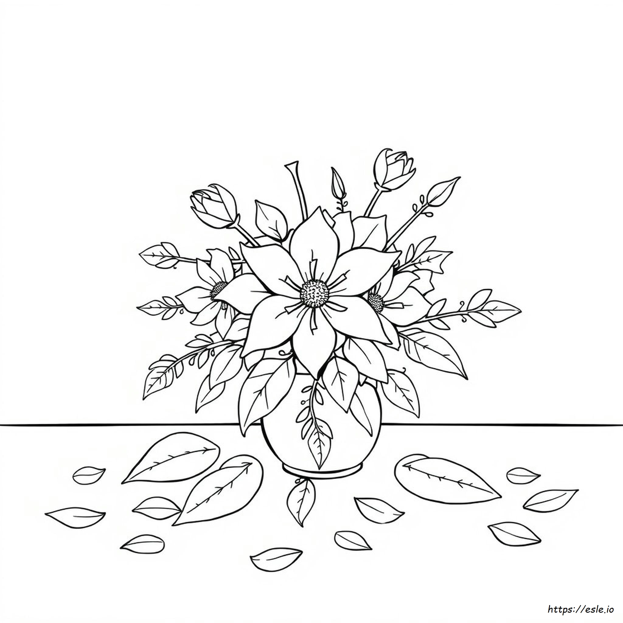 Gratis Kleurplaten Voor Volwassenen Van Bloemen kleurplaat